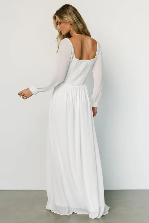 Baltic Born Bridal Women Giselle Maxi Dress White Baltic Born Bridal Women Giselle Maxi Dress White