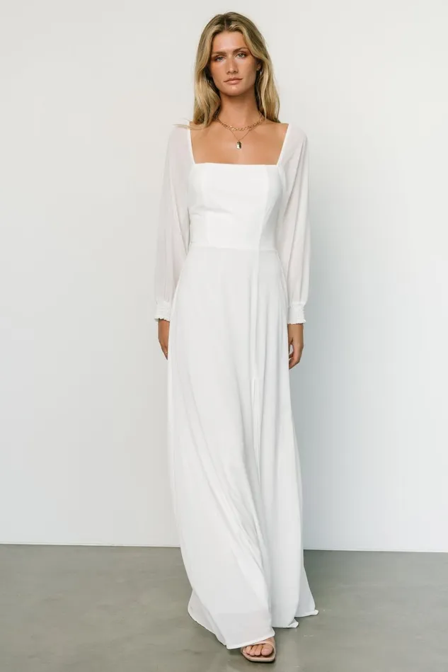 Baltic Born Bridal Women Giselle Maxi Dress White Baltic Born Bridal Women Giselle Maxi Dress White