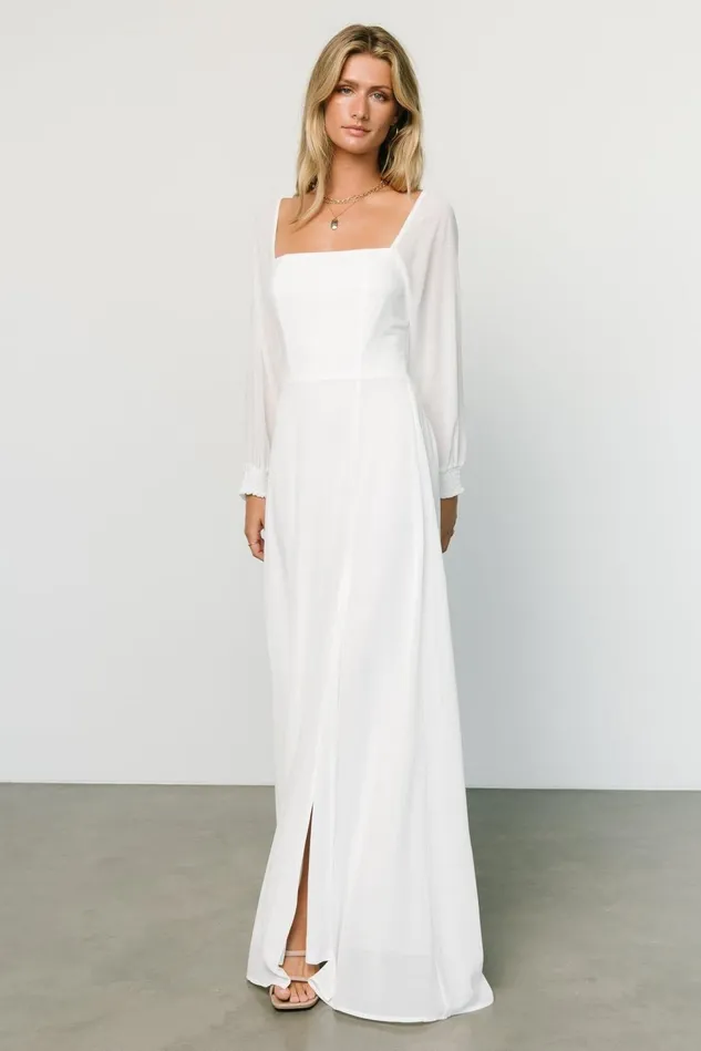 Baltic Born Bridal Women Giselle Maxi Dress White Baltic Born Bridal Women Giselle Maxi Dress White
