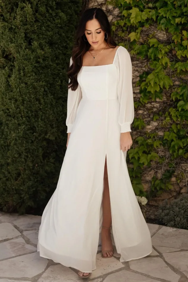 Baltic Born Bridal Women Giselle Maxi Dress White Baltic Born Bridal Women Giselle Maxi Dress White