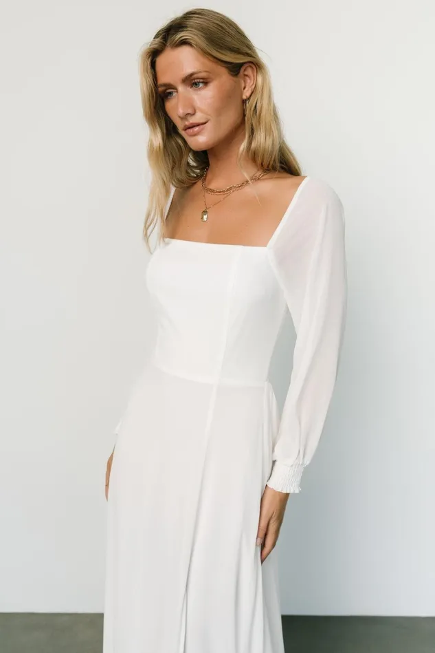 Baltic Born Bridal Women Giselle Maxi Dress White Baltic Born Bridal Women Giselle Maxi Dress White