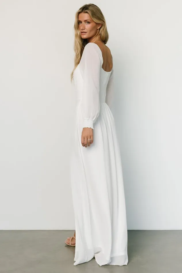 Baltic Born Bridal Women Giselle Maxi Dress White Baltic Born Bridal Women Giselle Maxi Dress White