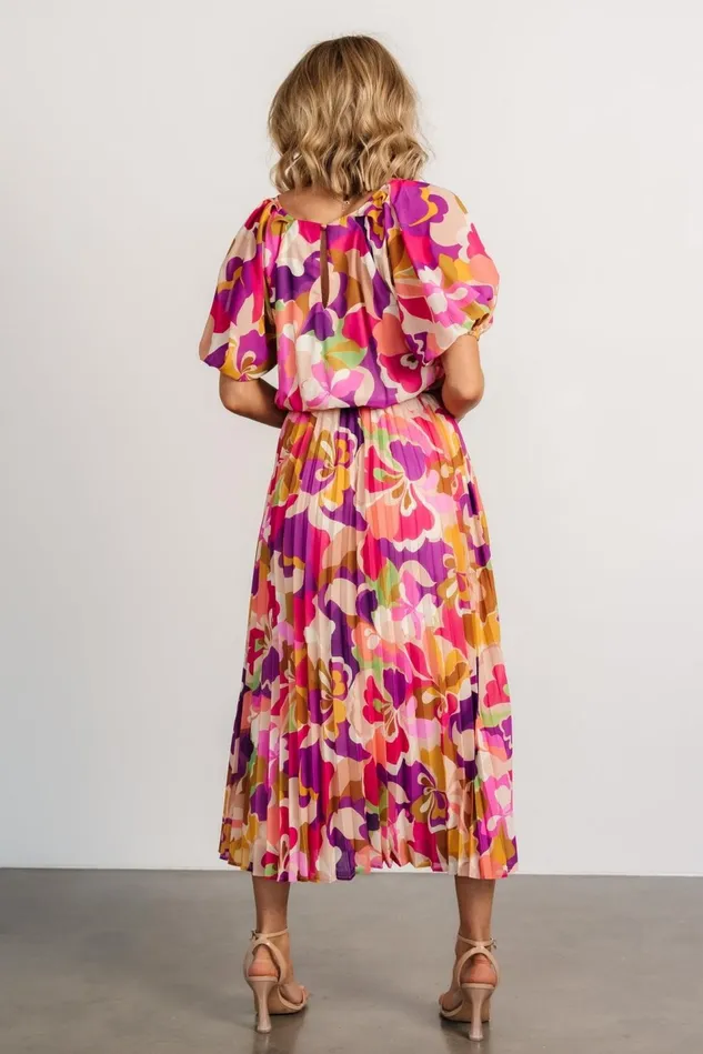 Baltic Born Bump Friendly Women Maven Midi Dress Multi Print Baltic Born Bump Friendly Women Maven Midi Dress Multi Print