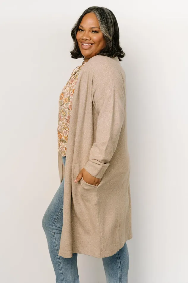 Baltic Born Cardigans Women Claire Cardigan Taupe Baltic Born Cardigans Women Claire Cardigan Taupe