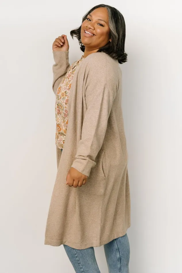 Baltic Born Cardigans Women Claire Cardigan Taupe Baltic Born Cardigans Women Claire Cardigan Taupe