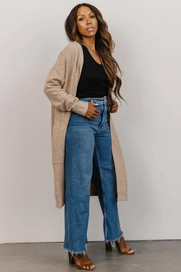 Baltic Born Cardigans Women Claire Cardigan Taupe Baltic Born Cardigans Women Claire Cardigan Taupe