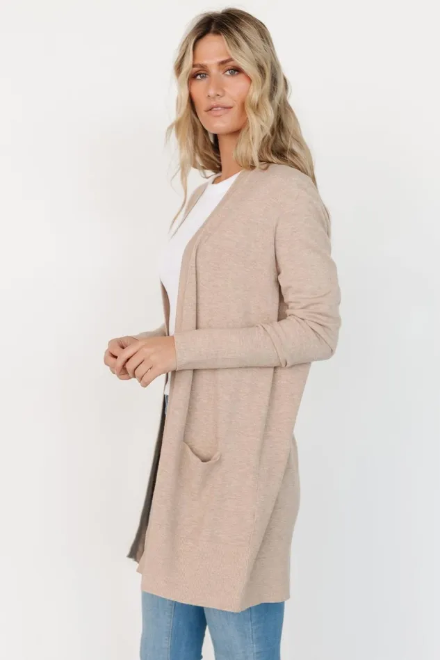 Baltic Born Cardigans Women Edison Cardigan Oatmeal Baltic Born Cardigans Women Edison Cardigan Oatmeal