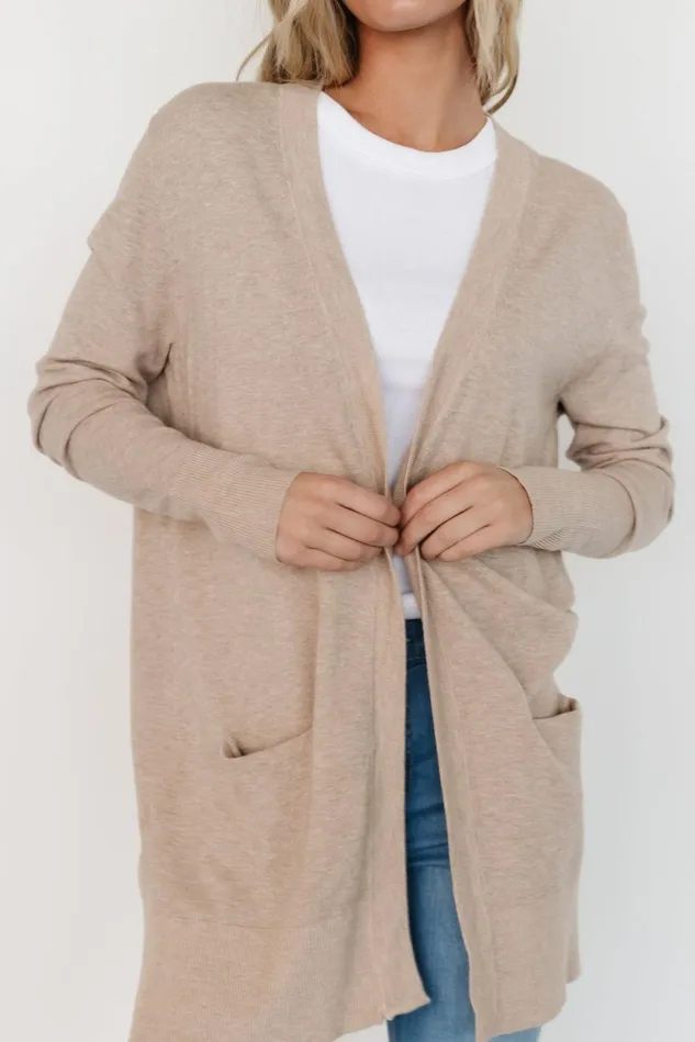 Baltic Born Cardigans Women Edison Cardigan Oatmeal Baltic Born Cardigans Women Edison Cardigan Oatmeal