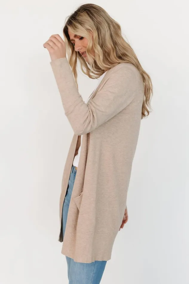 Baltic Born Cardigans Women Edison Cardigan Oatmeal Baltic Born Cardigans Women Edison Cardigan Oatmeal
