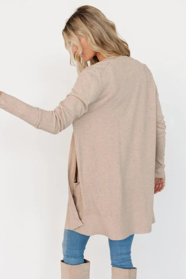 Baltic Born Cardigans Women Edison Cardigan Oatmeal Baltic Born Cardigans Women Edison Cardigan Oatmeal