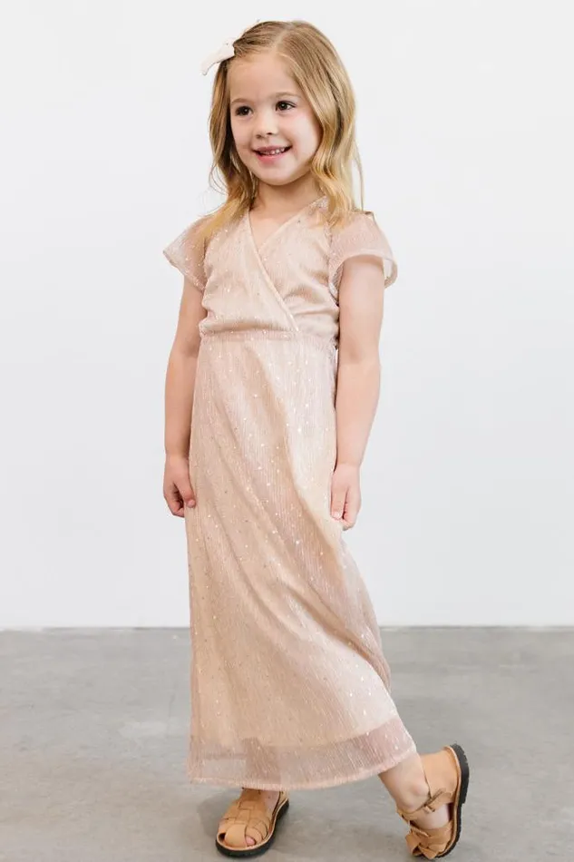 Baltic Born Flower Girl Women Toddler Grace Sparkle Gown Champagne