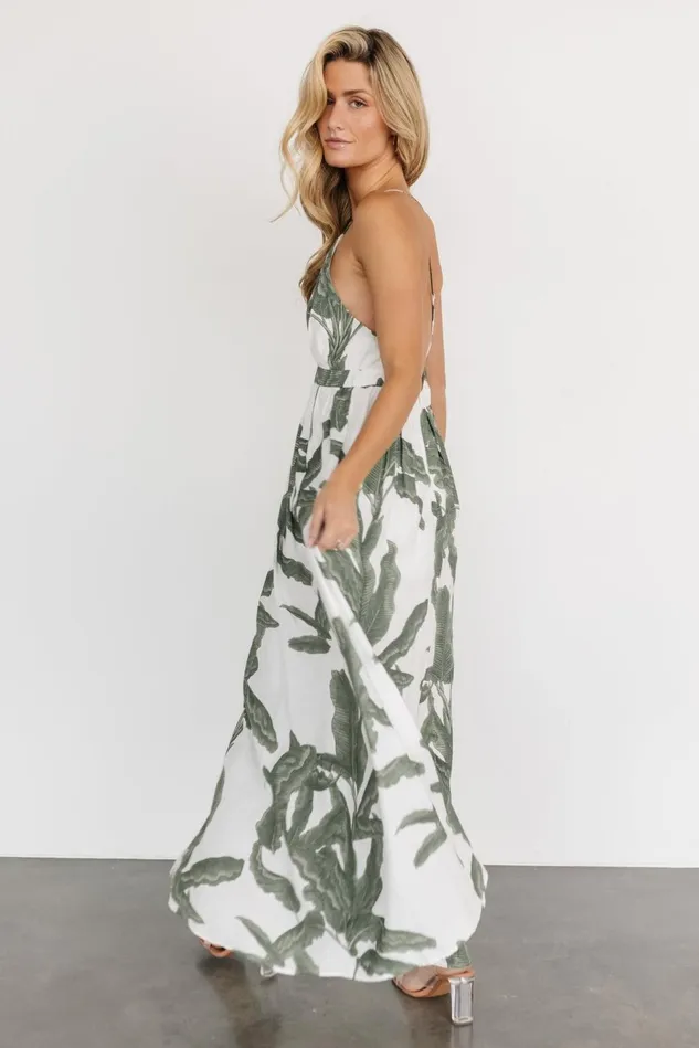 Baltic Born Maxi Dresses Women Miramar Maxi Dress Green Print Baltic Born Maxi Dresses Women Miramar Maxi Dress Green Print