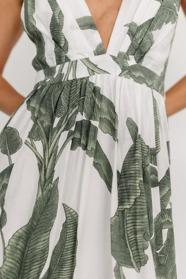 Baltic Born Maxi Dresses Women Miramar Maxi Dress Green Print Baltic Born Maxi Dresses Women Miramar Maxi Dress Green Print