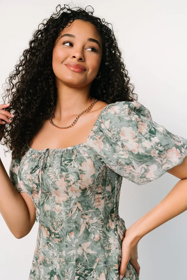 Baltic Born Maxi Dresses Women Raelynn Maxi Dress Sage Floral Baltic Born Maxi Dresses Women Raelynn Maxi Dress Sage Floral