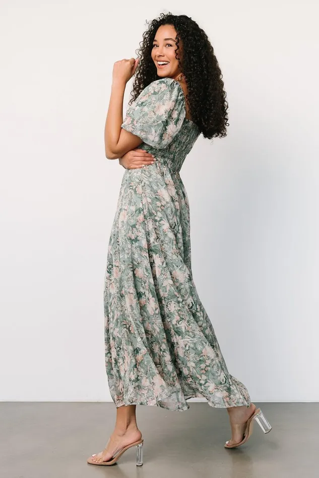 Baltic Born Maxi Dresses Women Raelynn Maxi Dress Sage Floral Baltic Born Maxi Dresses Women Raelynn Maxi Dress Sage Floral