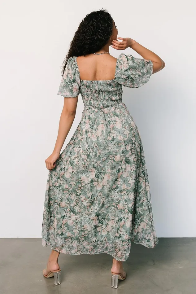 Baltic Born Maxi Dresses Women Raelynn Maxi Dress Sage Floral Baltic Born Maxi Dresses Women Raelynn Maxi Dress Sage Floral