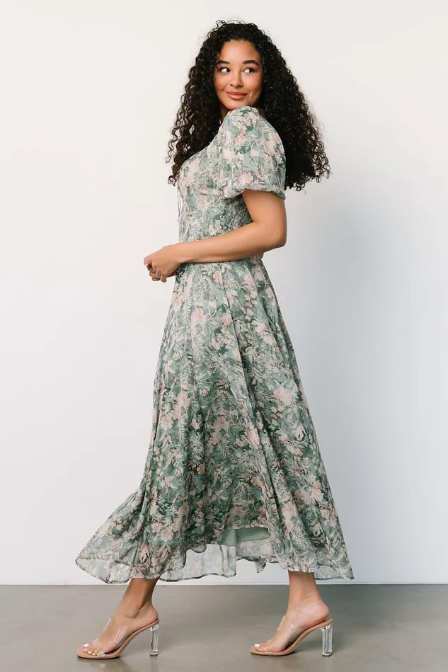 Baltic Born Maxi Dresses Women Raelynn Maxi Dress Sage Floral Baltic Born Maxi Dresses Women Raelynn Maxi Dress Sage Floral