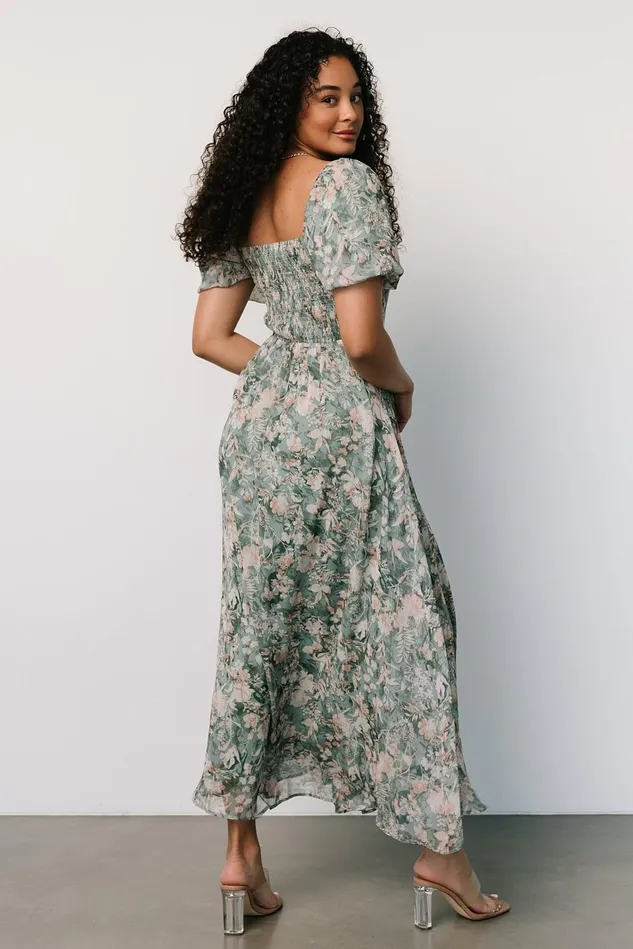 Baltic Born Maxi Dresses Women Raelynn Maxi Dress Sage Floral Baltic Born Maxi Dresses Women Raelynn Maxi Dress Sage Floral