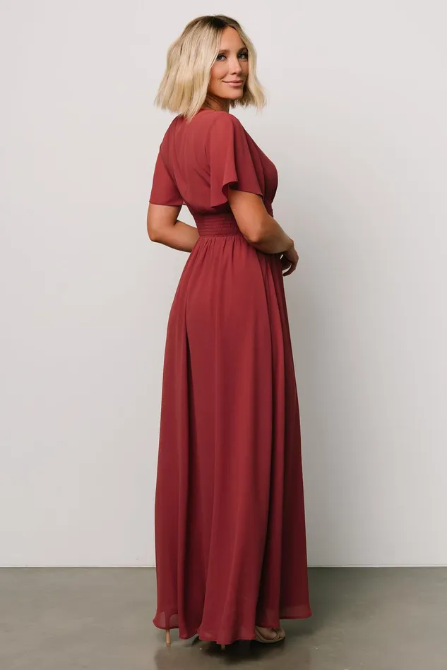 Baltic Born Mother Of The Bride Women Ramona Maxi Dress Terracotta