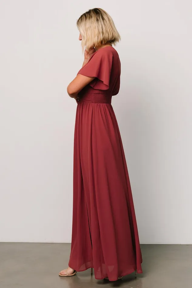 Baltic Born Mother Of The Bride Women Ramona Maxi Dress Terracotta