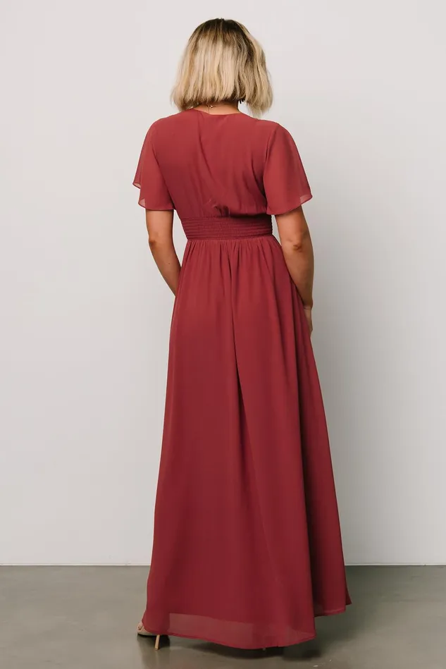 Baltic Born Mother Of The Bride Women Ramona Maxi Dress Terracotta