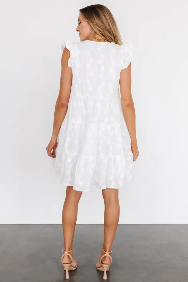 Baltic Born Short Dresses Women Kayla Button Up Short Dress Off White Baltic Born Short Dresses Women Kayla Button Up Short Dress Off White