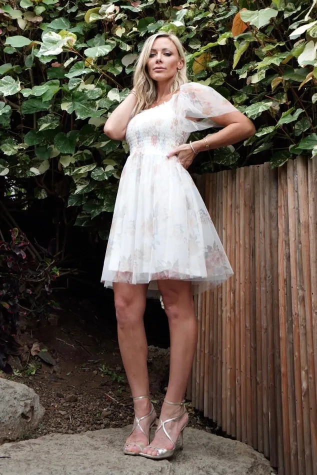 Baltic Born Short Dresses Women Tivoli Tulle Short Dress White Multi Baltic Born Short Dresses Women Tivoli Tulle Short Dress White Multi
