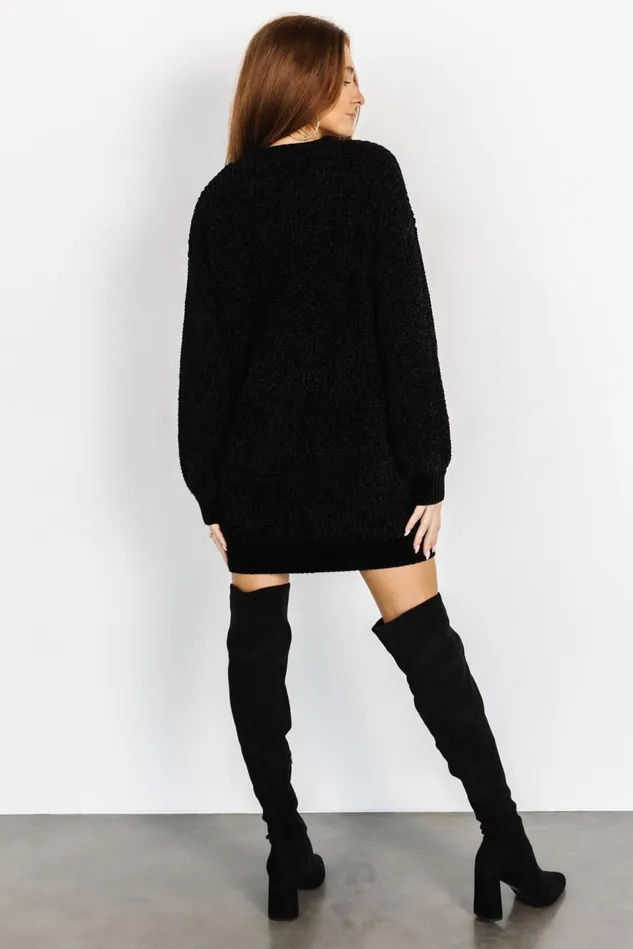 Baltic Born Sweaters Women Christa Sweater Dress Black Baltic Born Sweaters Women Christa Sweater Dress Black