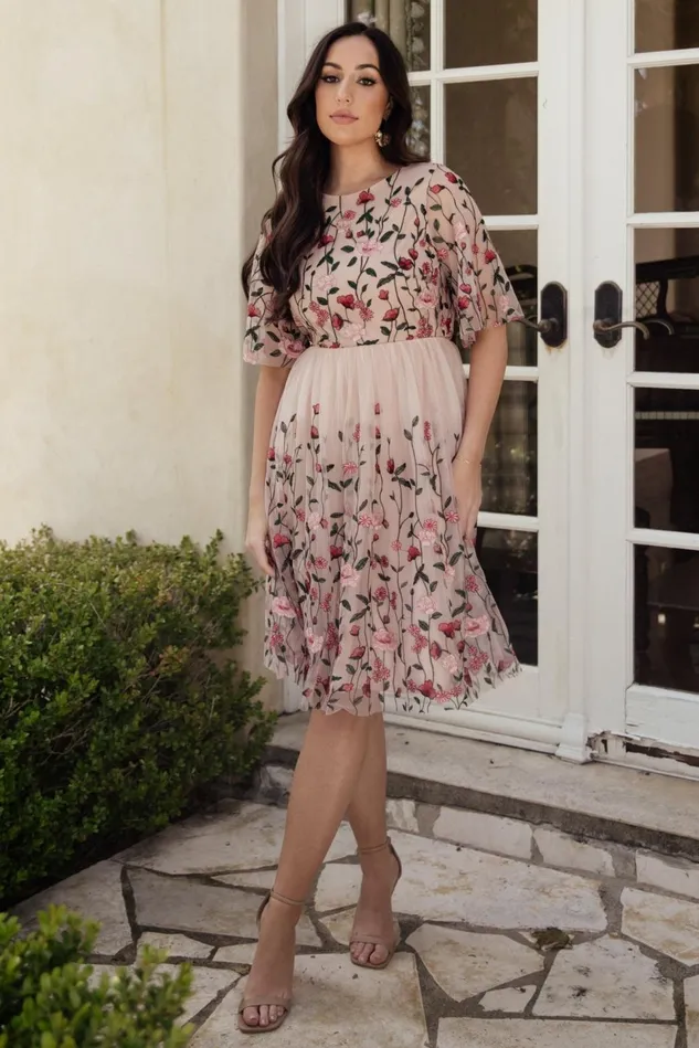 Baltic Born Tulle Styles Women Duchess Tulle Dress Rose Garden