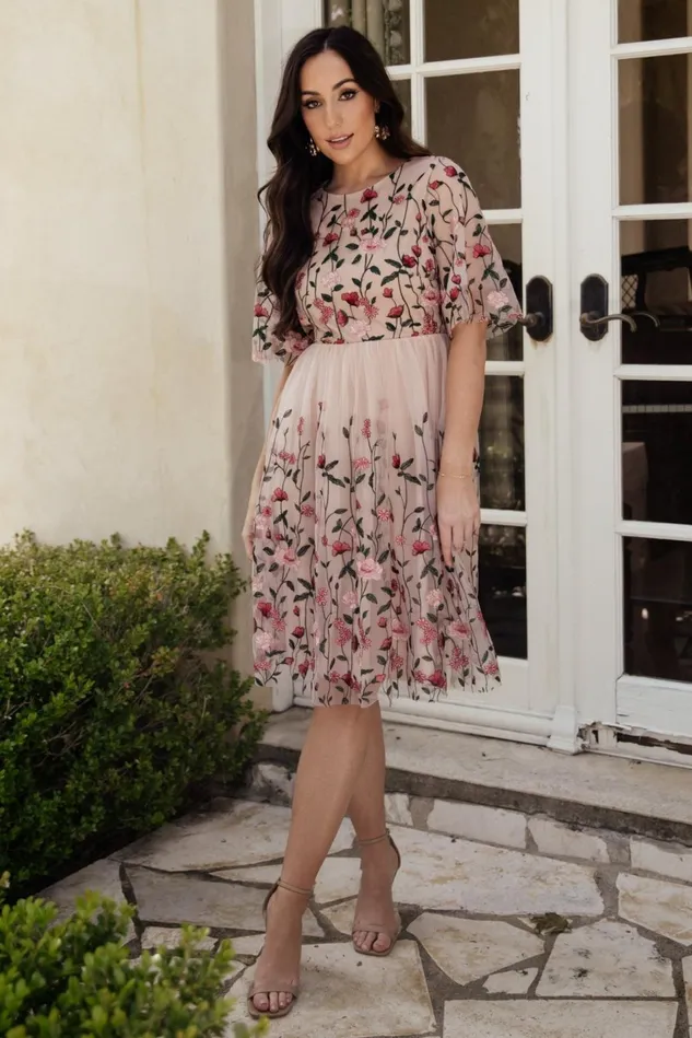 Baltic Born Tulle Styles Women Duchess Tulle Dress Rose Garden Baltic Born Tulle Styles Women Duchess Tulle Dress Rose Garden