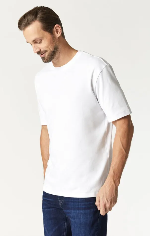 Basic Crew Neck TShirt In White Men Mavi Jeans TShirts Basic Crew Neck TShirt In White Men Mavi Jeans TShirts