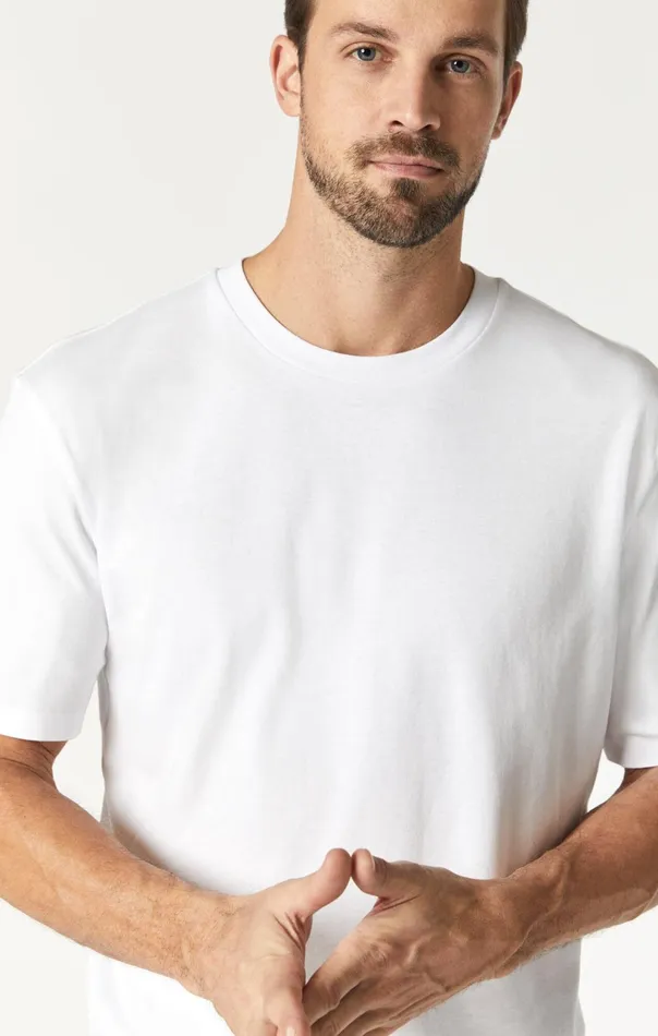 Basic Crew Neck TShirt In White Men Mavi Jeans TShirts Basic Crew Neck TShirt In White Men Mavi Jeans TShirts