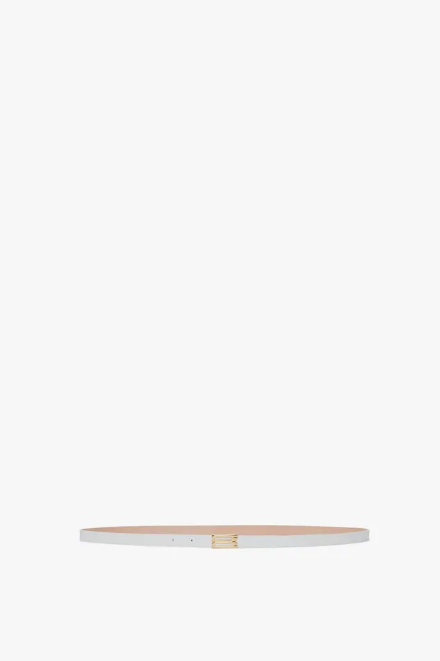 Belts Women Victoria Beckham Exclusive Micro Frame Belt In White Leather