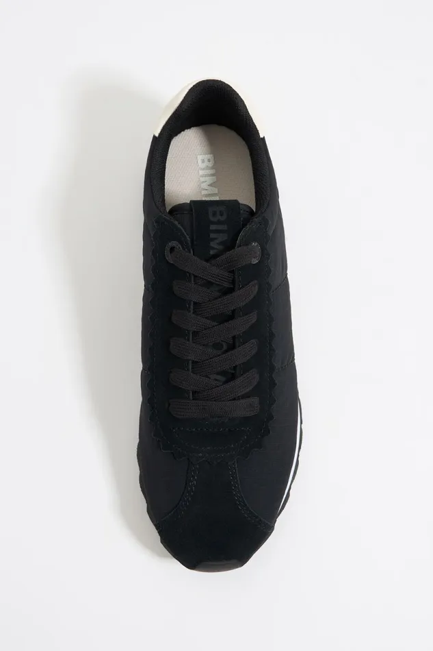 Black 13 18 Retro Sneaker Black Women Bimba Y Lola Sneakers Black 13 18 Retro Sneaker Black Women Bimba Y Lola Sneakers