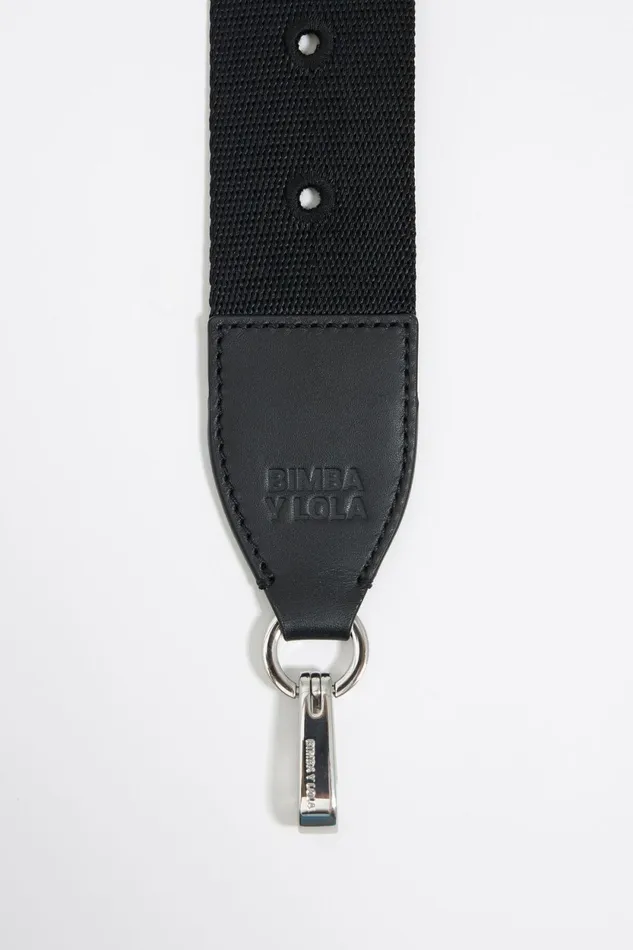 Black Customizable Crossbody Strap Black Women Bimba Y Lola Crossbody Straps Black Customizable Crossbody Strap Black Women Bimba Y Lola Crossbody Straps