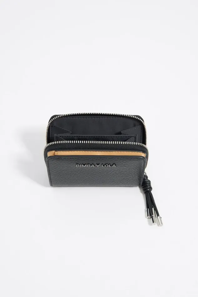 Black Leather Flap Purse Black Women Bimba Y Lola Wallets And Coin Purses Black Leather Flap Purse Black Women Bimba Y Lola Wallets And Coin Purses