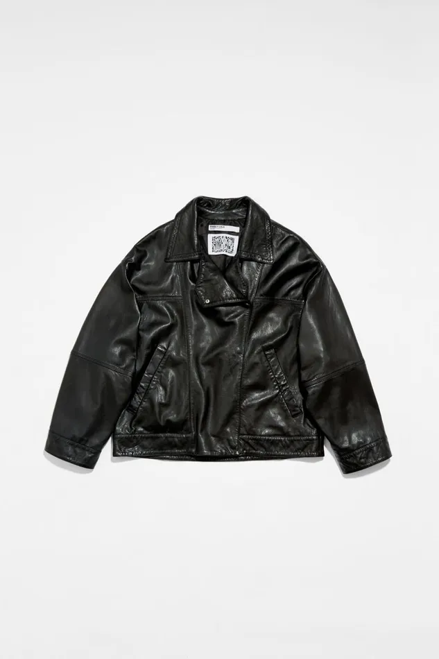 Black Leather Jacket Black Women Bimba Y Lola Jackets And Blazers Black Leather Jacket Black Women Bimba Y Lola Jackets And Blazers