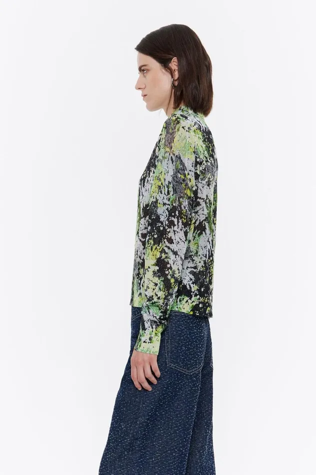 Black Mimosa Lurex Boxy Sweater Mimosa Black Women Bimba Y Lola Knitwear Black Mimosa Lurex Boxy Sweater Mimosa Black Women Bimba Y Lola Knitwear