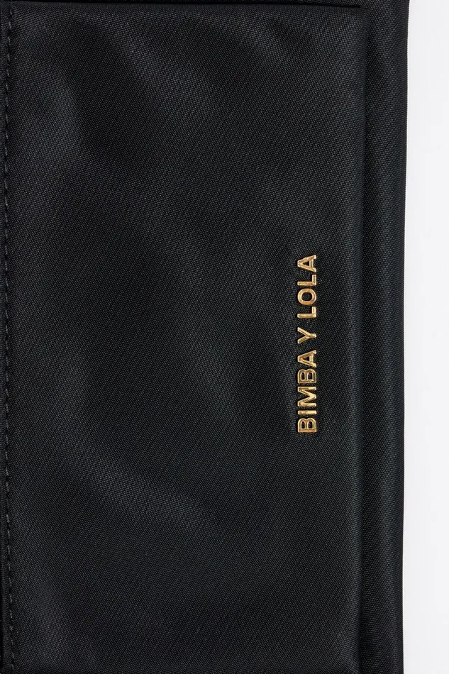 Black Nylon Double Purse Black Women Bimba Y Lola Wallets And Coin Purses Black Nylon Double Purse Black Women Bimba Y Lola Wallets And Coin Purses