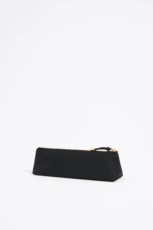 Black Nylon Trapezium Makeup Case Black Women Bimba Y Lola Vanity Pouches Black Nylon Trapezium Makeup Case Black Women Bimba Y Lola Vanity Pouches