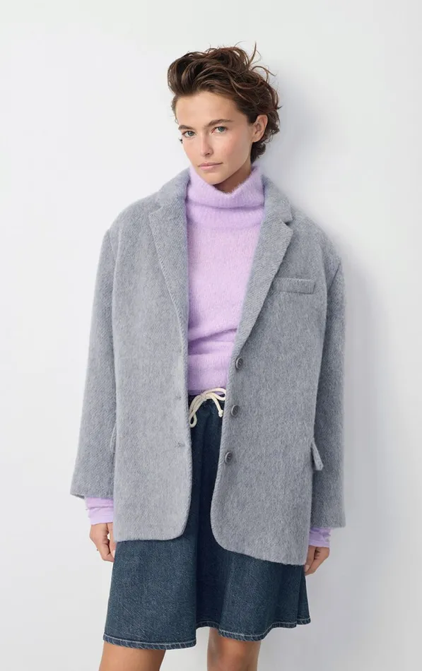 Blazer Roly Storm Melange Women American Vintage Jackets and Blazers