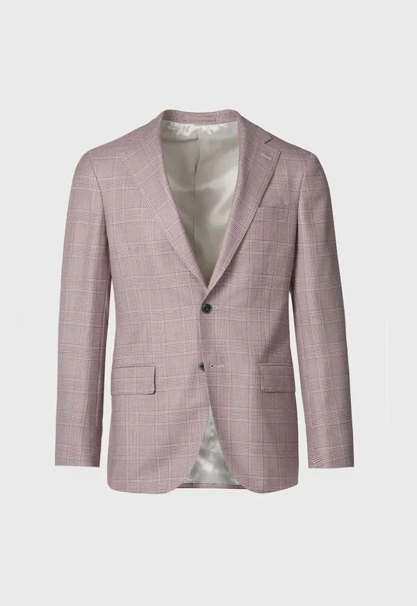 Blazers and Jackets Paulstuart Mens Cashmere Glen Plaid Jacket Blue