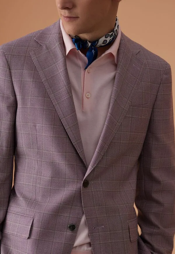 Blazers and Jackets Paulstuart Mens Cashmere Glen Plaid Jacket Blue Blazers and Jackets Paulstuart Mens Cashmere Glen Plaid Jacket Blue