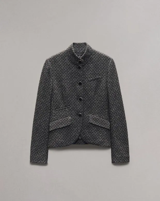 Blazers and Vests Women Rag and Bone Slade Patterned Blazer Black