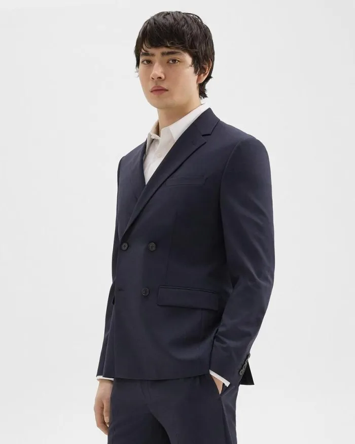 Blazers Jackets Men Theory Morton DoubleBreasted Blazer In Stretch Wool Navy Blazers Jackets Men Theory Morton DoubleBreasted Blazer In Stretch Wool Navy