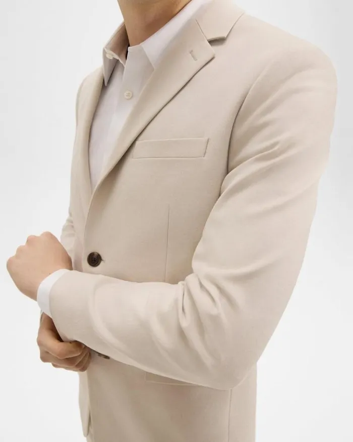 Blazers Jackets Men Theory Slim Blazer In Stretch Cotton New Sand Blazers Jackets Men Theory Slim Blazer In Stretch Cotton New Sand