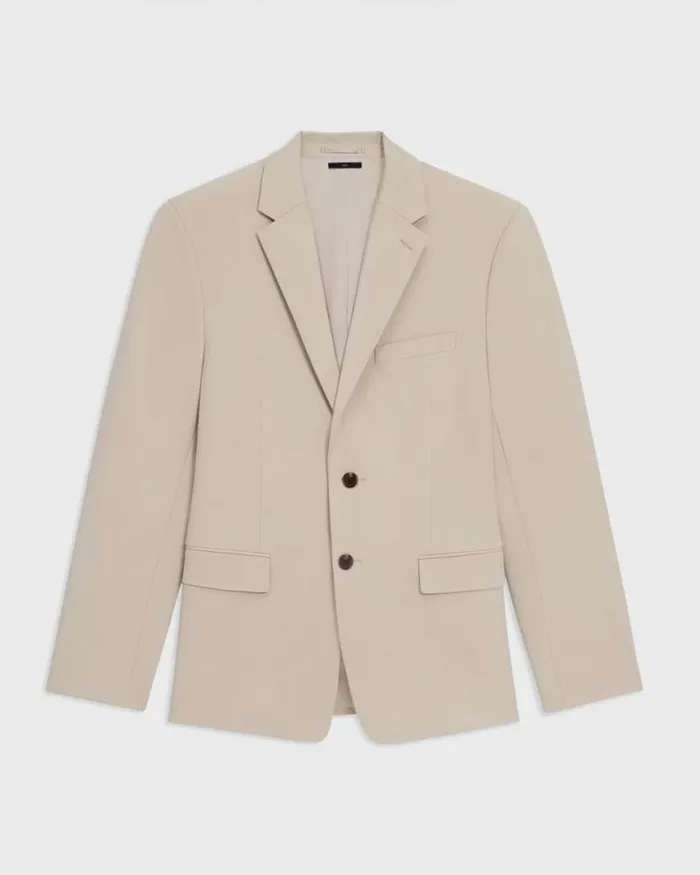 Blazers Jackets Men Theory Slim Blazer In Stretch Cotton New Sand Blazers Jackets Men Theory Slim Blazer In Stretch Cotton New Sand