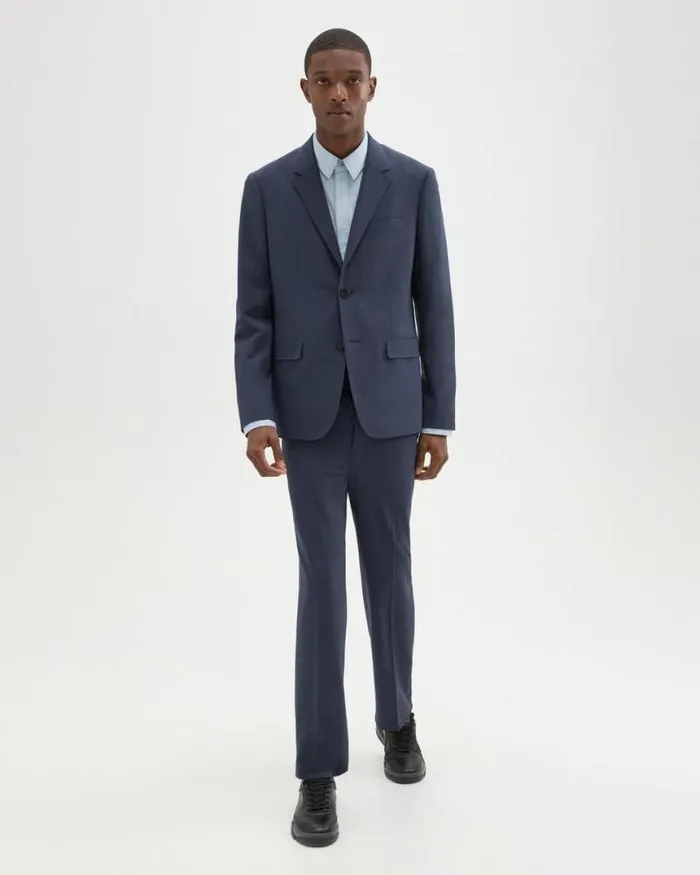Blazers Jackets Men Theory Virgin Wool TwoButton Blazer Inkwell