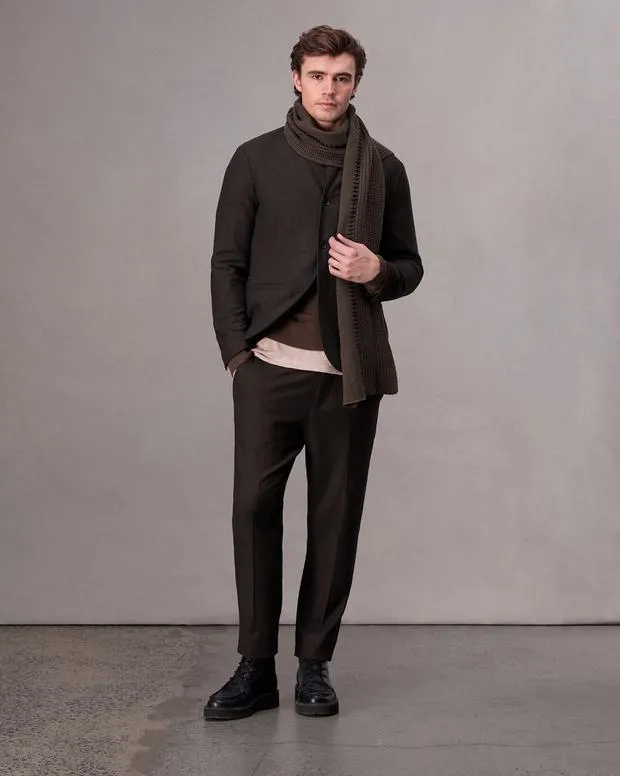 Blazers Men Rag and Bone Achilles Flannel Blazer Brown
