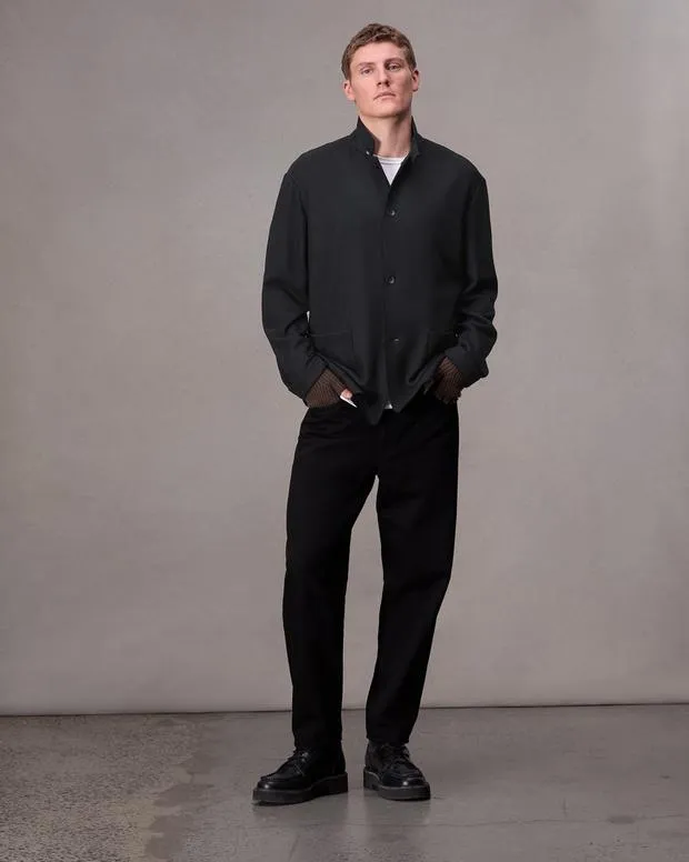 Blazers Men Rag and Bone Gramercy Wool Blazer Black